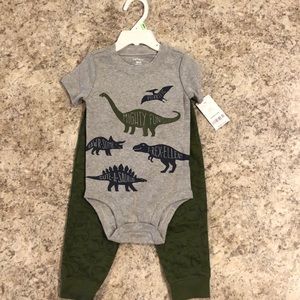 NWT Carter’s 2 piece pants outfit - 18 month - Dinosaurs